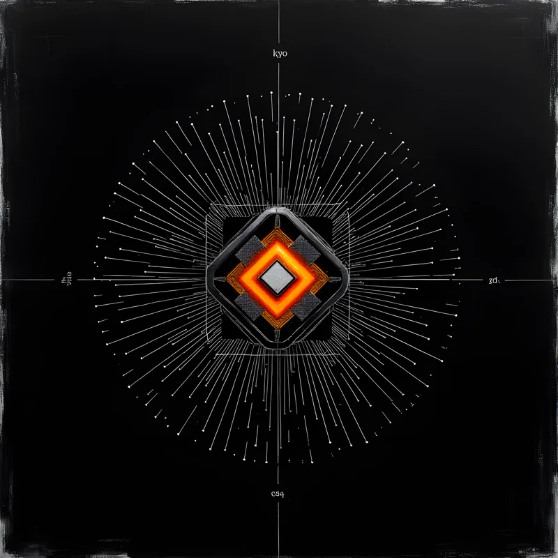 Furnace schematic — a desktop computer with a glowing GPU die